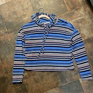 Urbanology striped cropped sweater